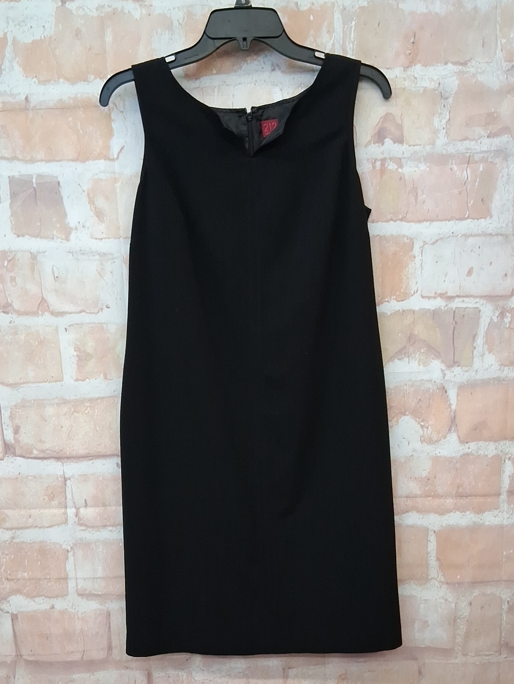 212 Collection Black Sleeveless Sheath Dress